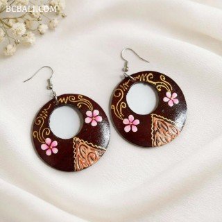 Special Offer Painting Wood Earrings Handmade